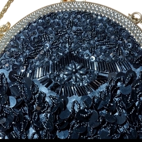 🟠 Vintage Beaded Cocktail Bag - Picture 3 of 15